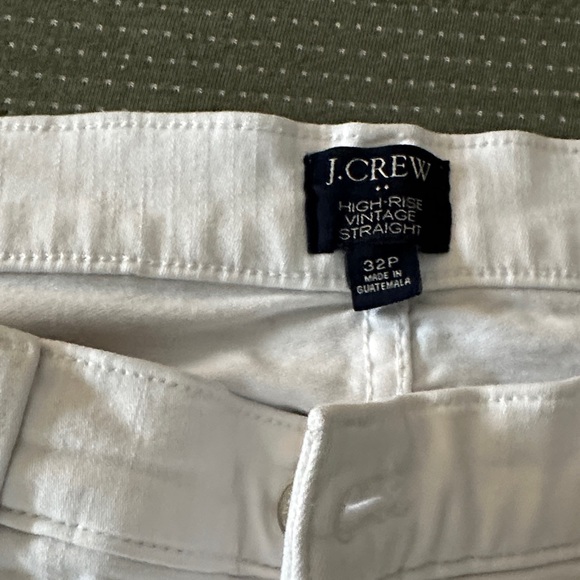 J. Crew Woman’s Crisp White Straight Jeans - Picture 2 of 8